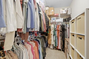 Large Primary Walk-In Closet