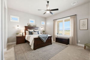 Primary Bedroom Virtually Staged