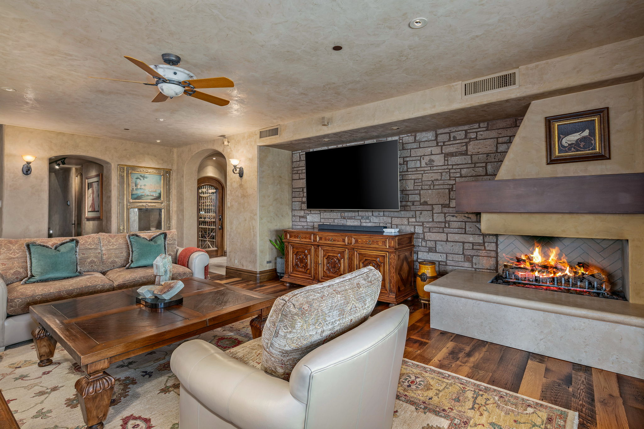 Family Room ~ Fireplace