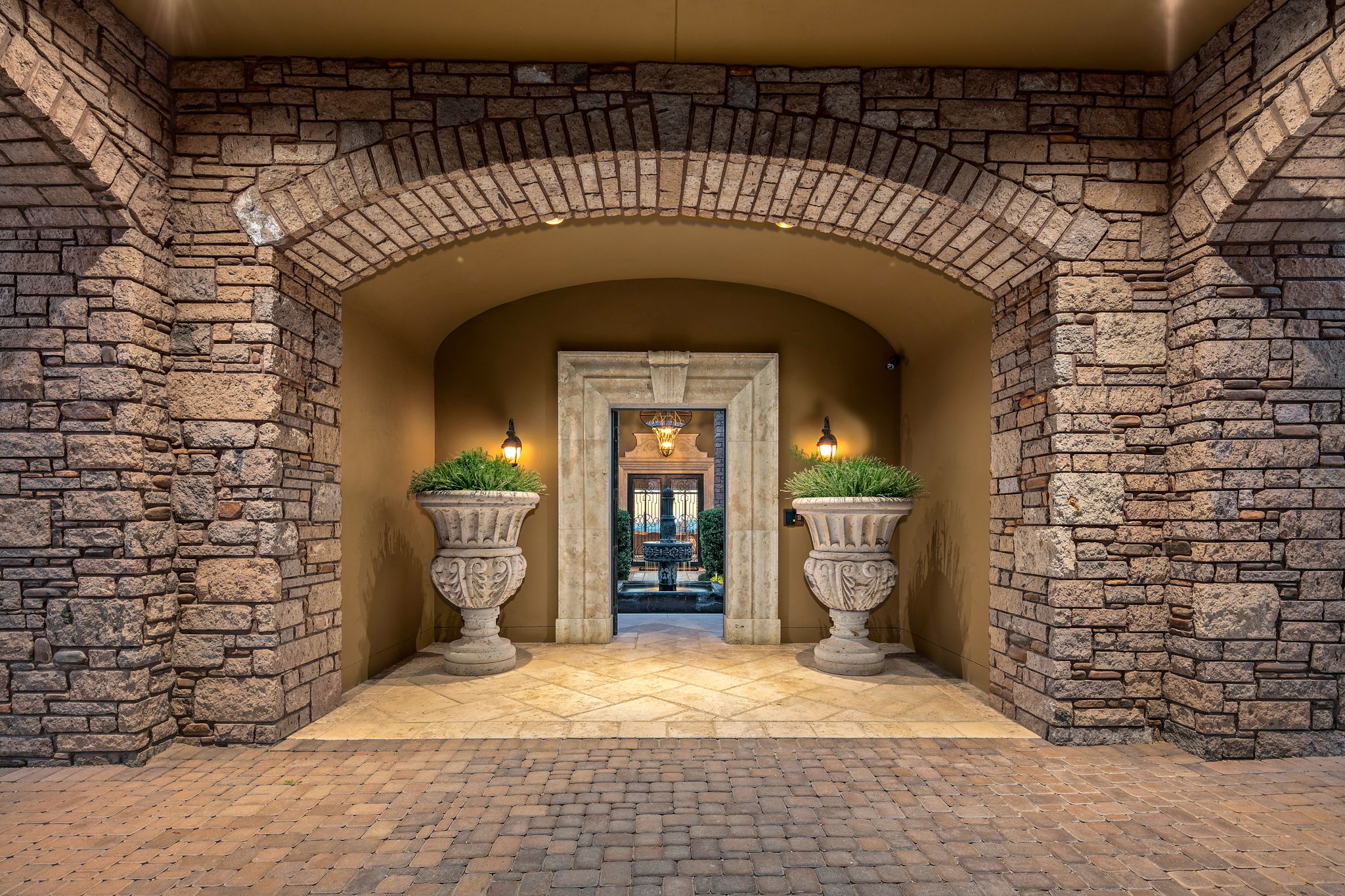 Front Court Yard Entry