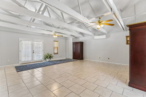Garage Studio Apartment with Vaulted Ceilings