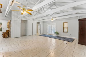 Garage Studio Apartment with Vaulted Ceilings