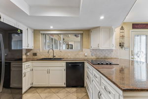 Main House Kitchen with Granite Counters