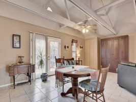 Garage Studio Apartment Dining Space