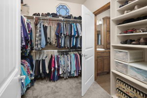 Huge Walk-In Closet Off Master Bathroom