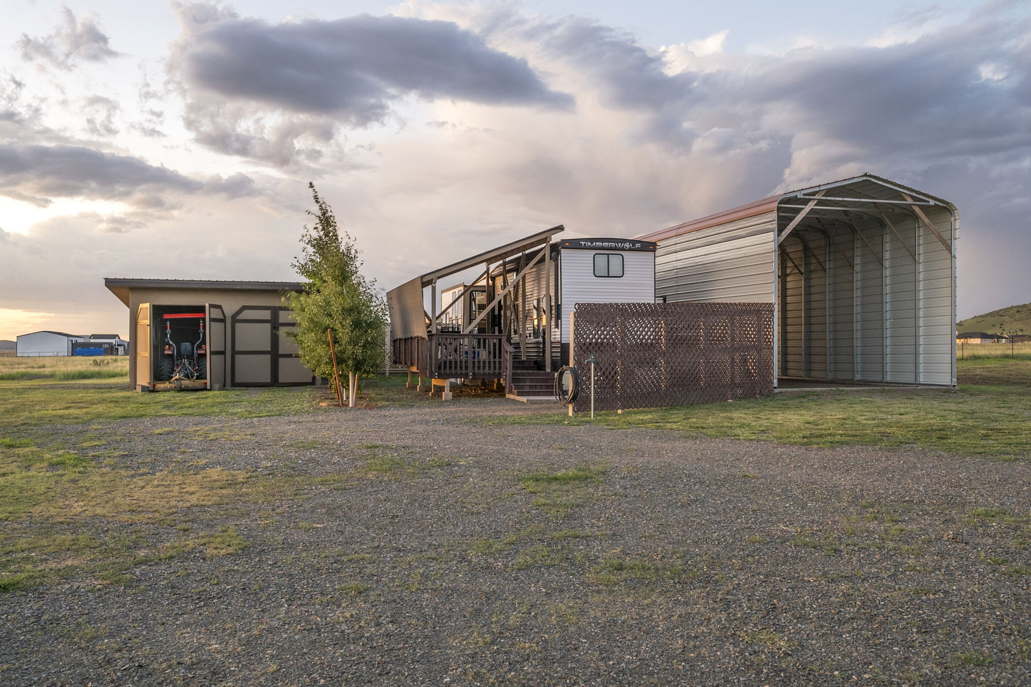 RV Carport and Rental RV Property