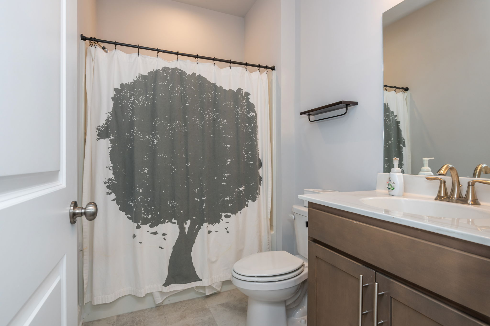 ground Floor Full Bath w private room access.