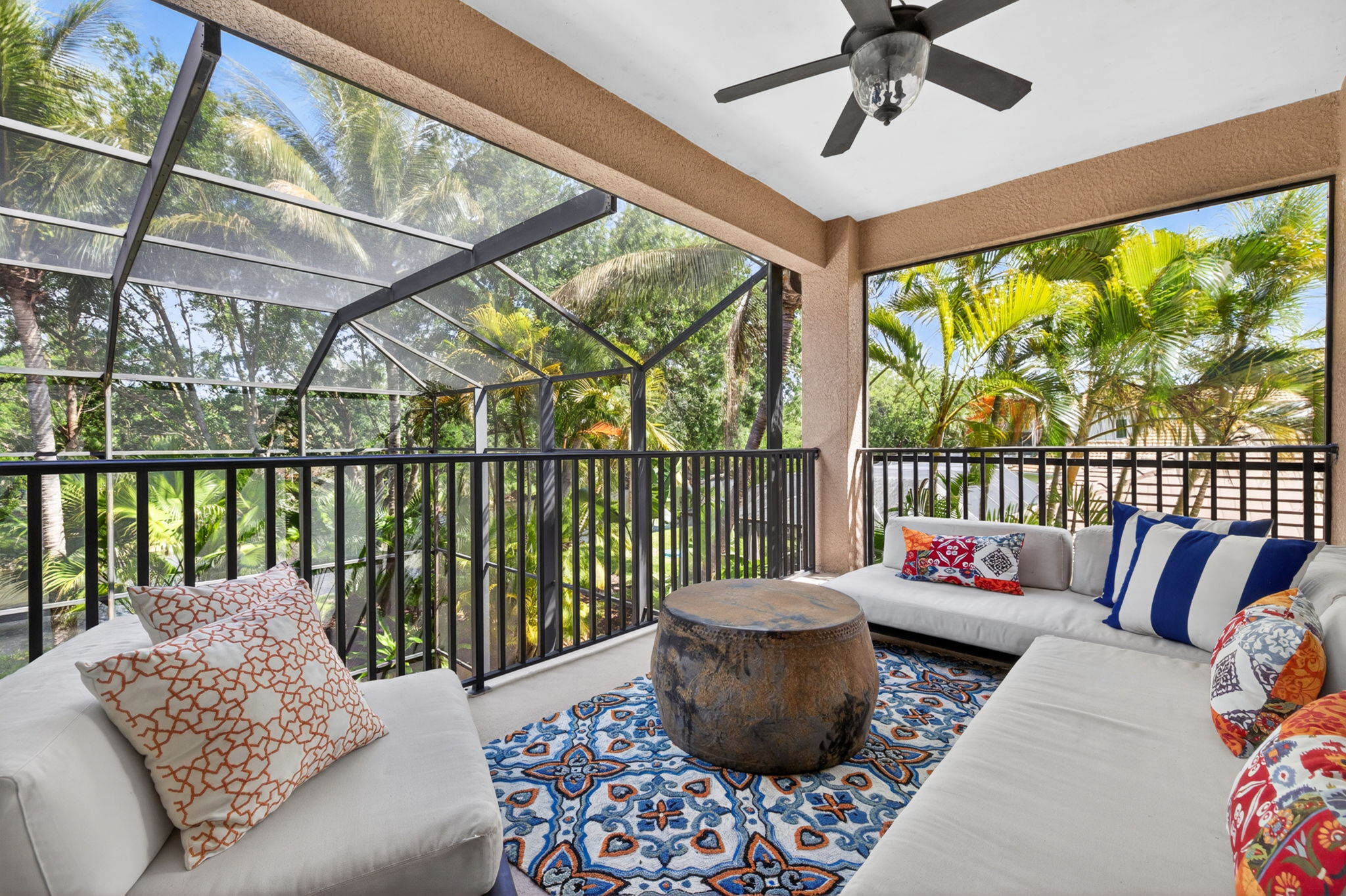 Primary Suite Balcony Overlooking Pool