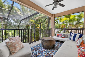 Primary Suite Balcony Overlooking Pool