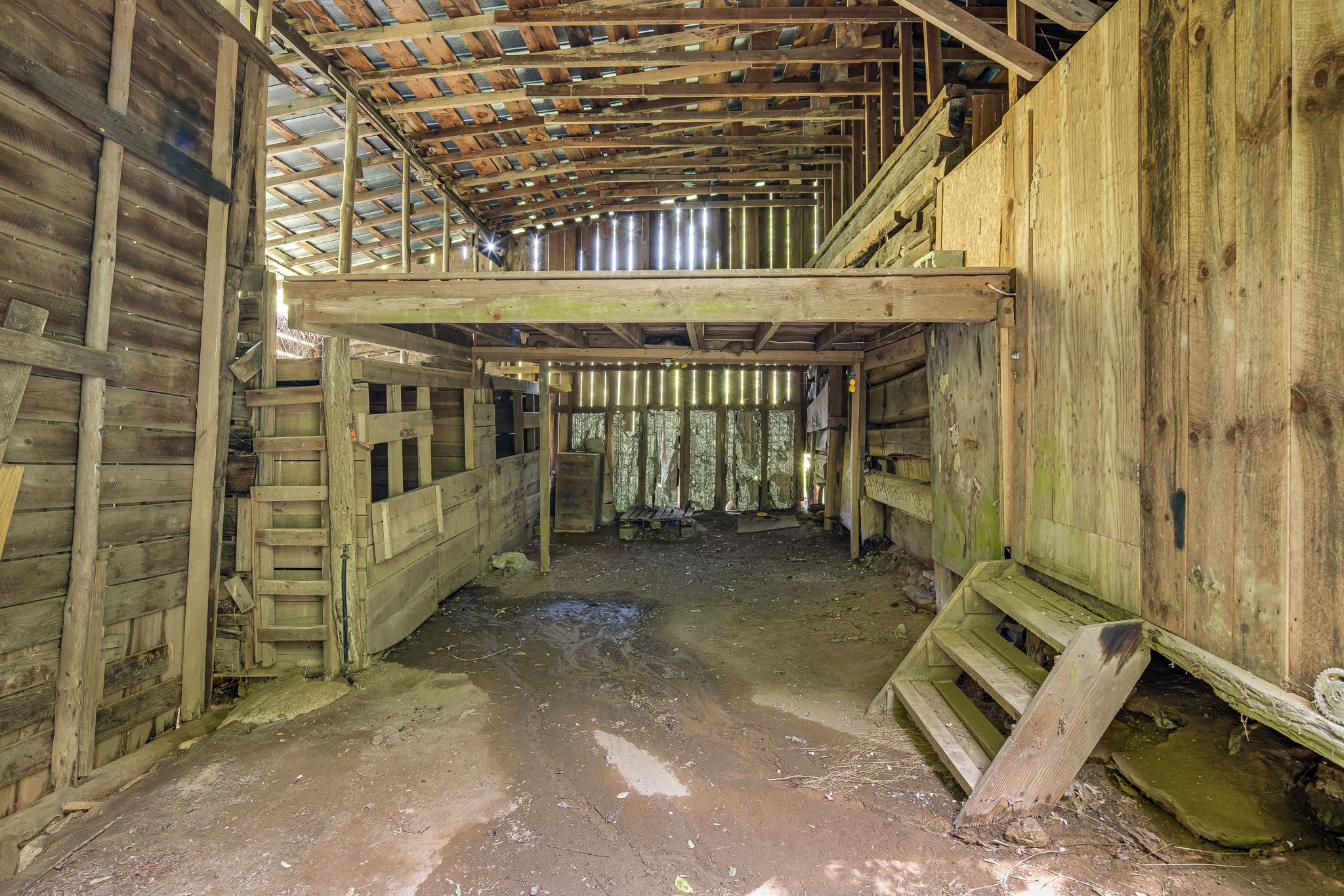Barn interior