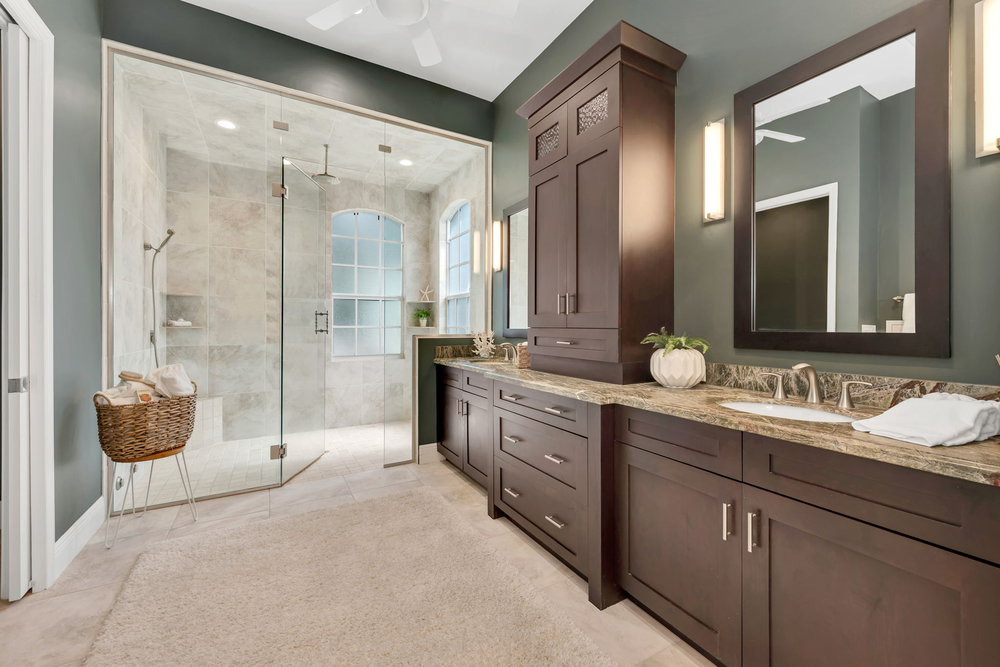 Updated Owner's Bath is a true Zen oasis