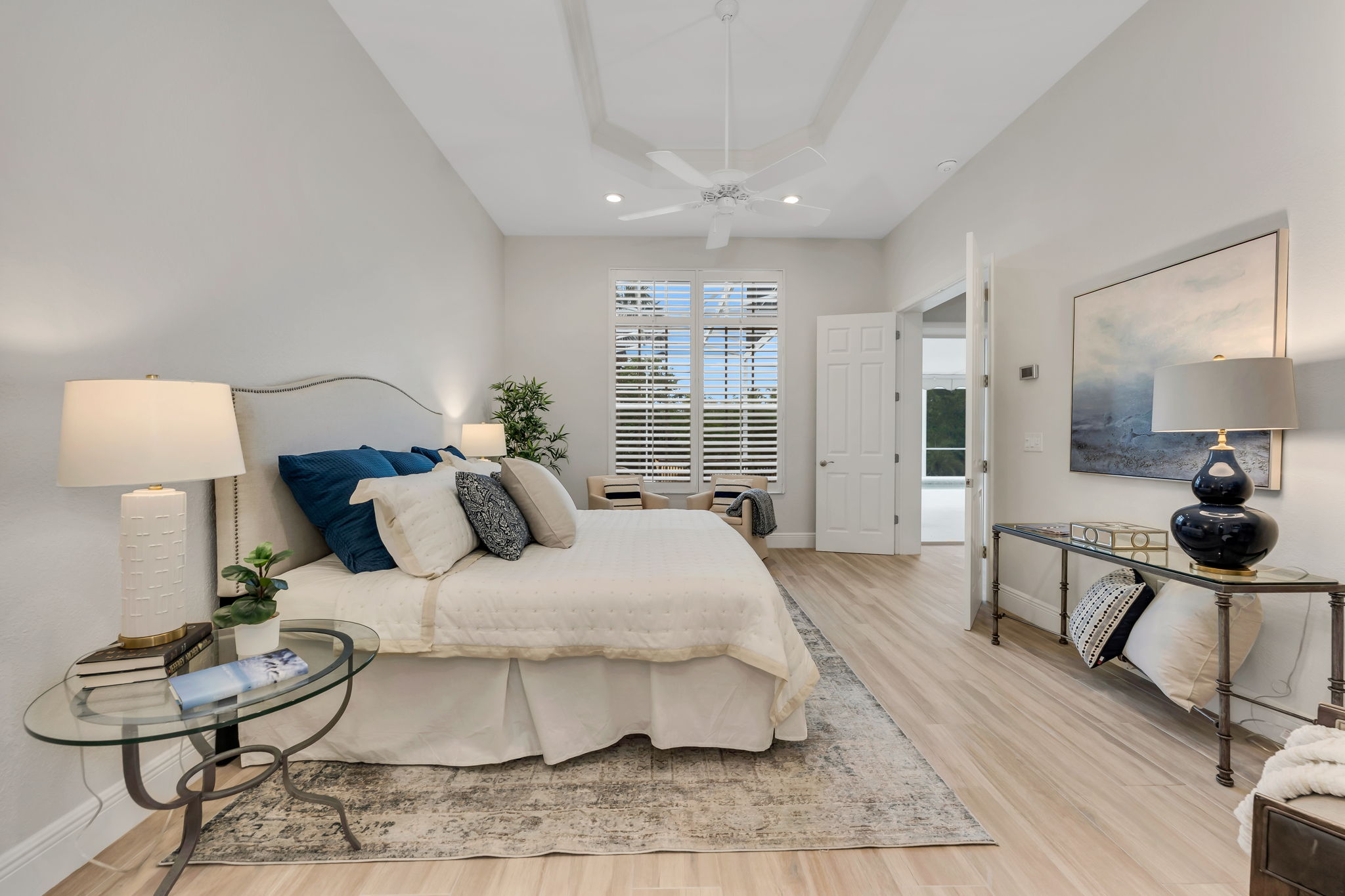 Owner's Suite is gracious with it's space