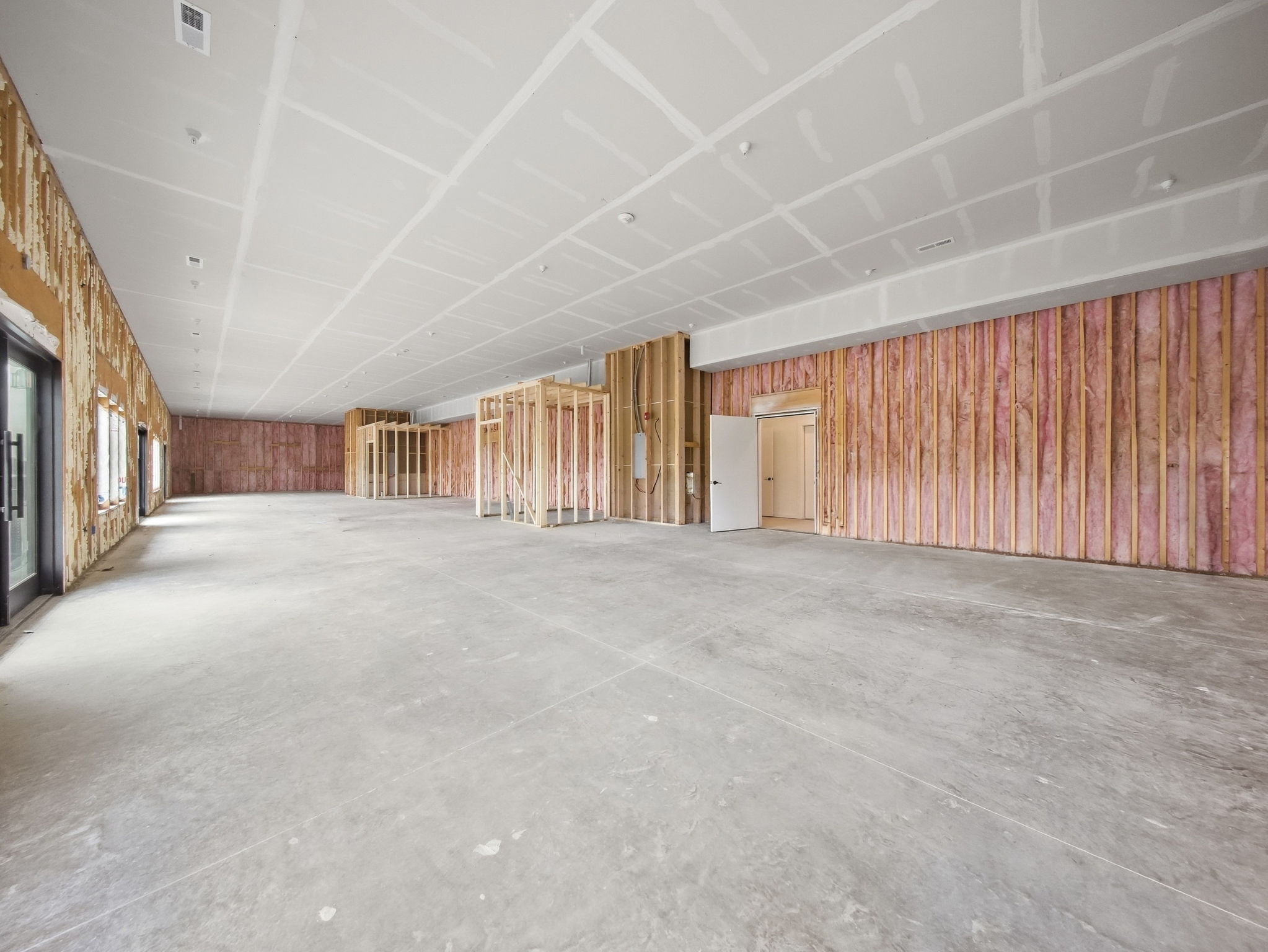 16 - Unfinished Interior - Open Floor and Partition Walls