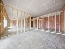 14 - Unfinished Interior - Framed Rooms and Insulation