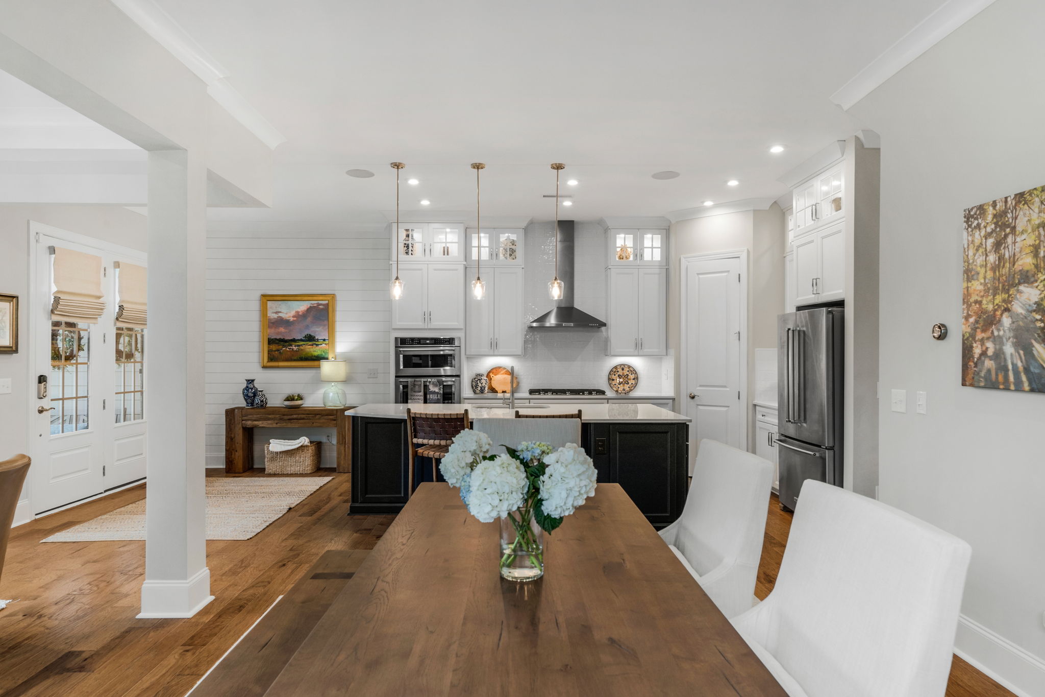 Dining Area opens to Kitchen and Family Room