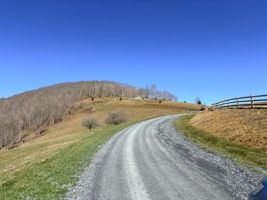 Chappell Farm Rd going up to the gate.