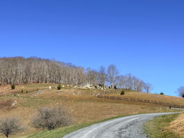 Chappell Farm Rd going up to the gate.