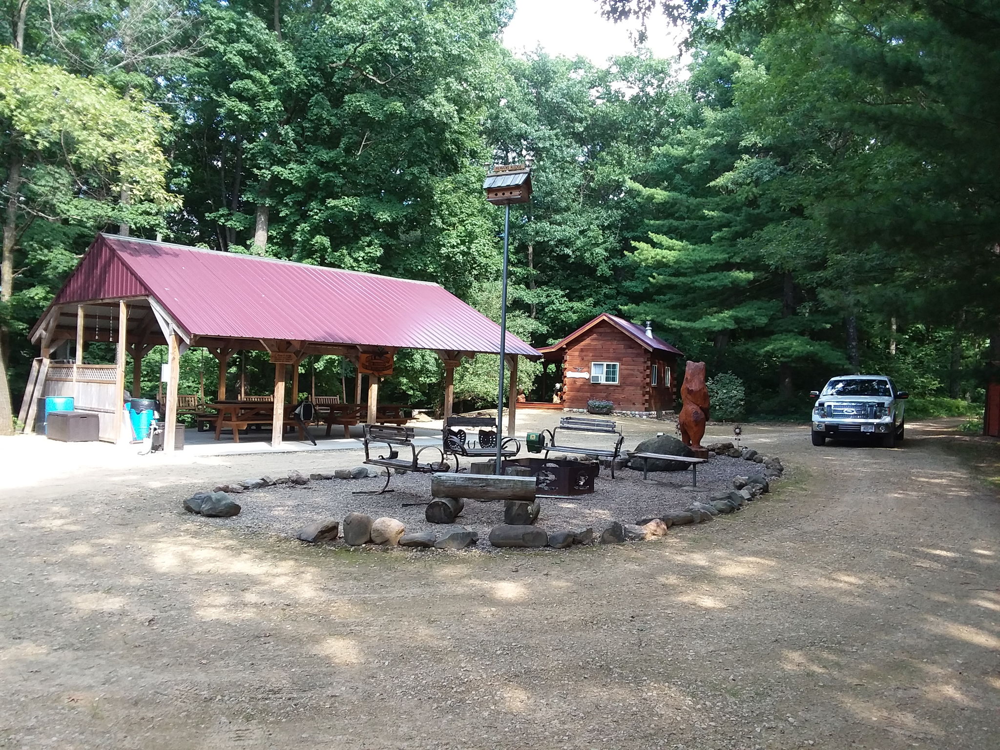 Fire Pit Area and Pavilion