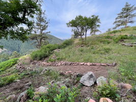 Trails cutting up to sites