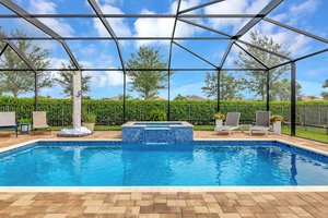CUSTOM POOL WITH SPA HEATED & COOLED